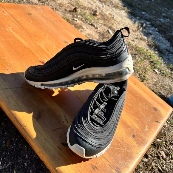 Black and White Athletic Shoes
